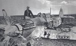 German fighter ace Hans-Joachim Marseille next to wreck of h.jpg