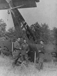 Officers at the Taman Division against German aircraft shot down w-34.jpg