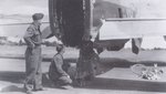 Mk.II of No.115 Sqd being inspected by its pilot Sgt Jolly she was attacked returning from Cologne o