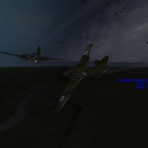 Hurricane vs. He-111