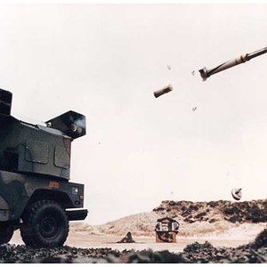 Humvee Avenger Firing Stinger Missile