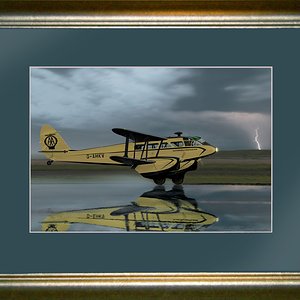 Dragon Rapide in Thunderstorm