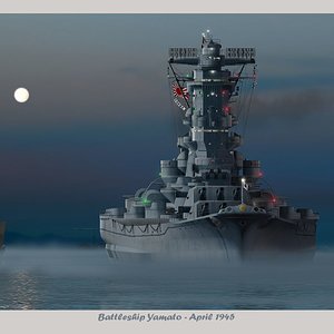 Battleship Yamato - final mission survivor autograph