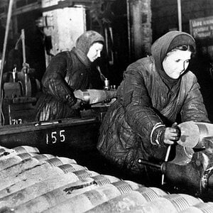 In a soviet factory , 1942