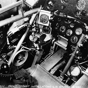 Vought Sikorsky SB2U-1 Vindicator - front cockpit