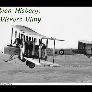 Aviation History: The Vickers Vimy