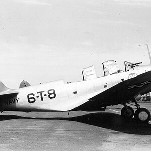 Douglas TBD-1 Devastator of the VT-6 squadron