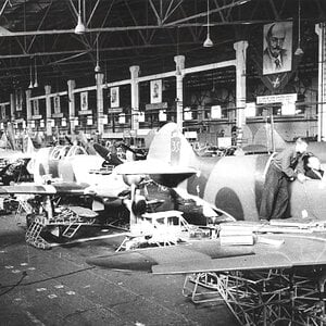 LaGG-3 on assembling line at the factory no.21