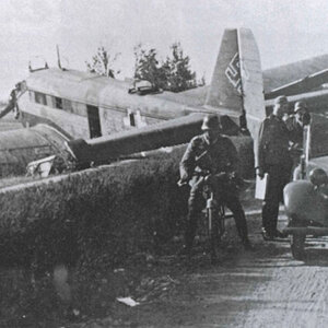 Junkers Ju-52 crashed, France 1940
