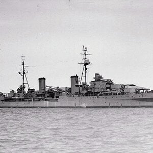 HMAS Hobart (D63) light cruiser, 1944