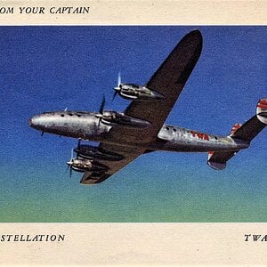 Lockheed L-049 Constellation TWA 1946