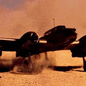 Me-110 in the desert