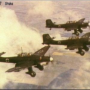 Ju-87 in formation