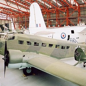 A Ju 52/3m at Duxford Museum