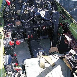 P-38 cockpit