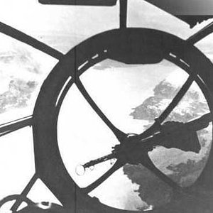 View from inside the nose of a Heinkel He-111