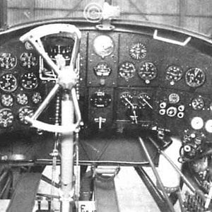Fiat Cr.25 Cockpit