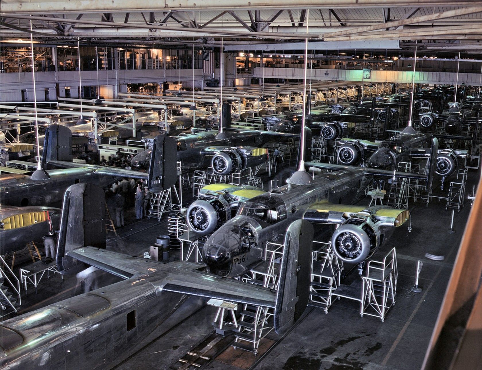 -25 bomber final assembly