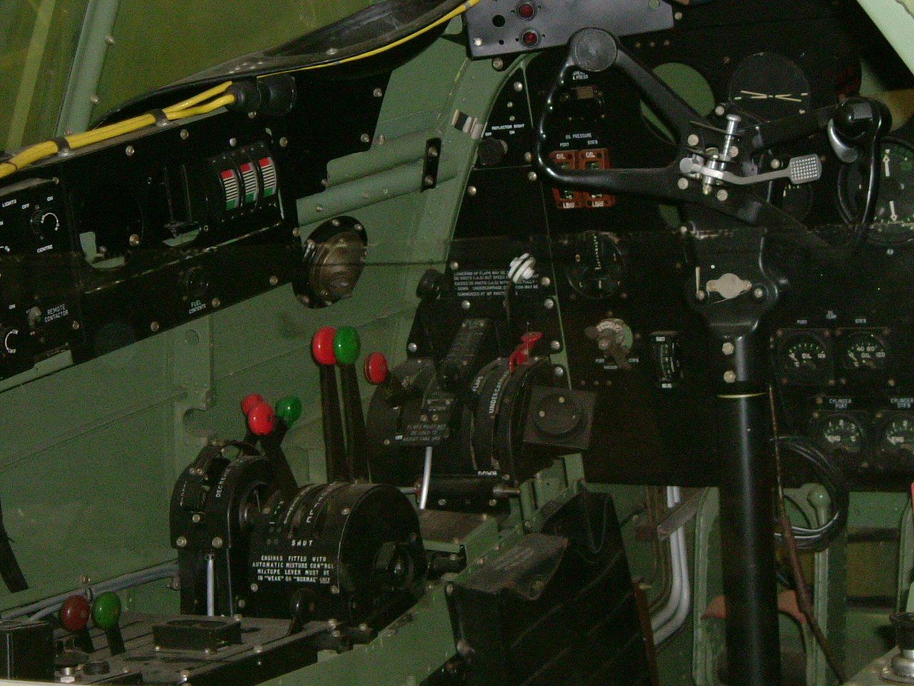 Beaufighter cockpit