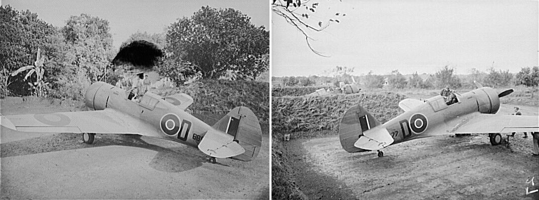 Curtiss Mohawk Mk.IV RAF s/n BB977 in India in January 1943