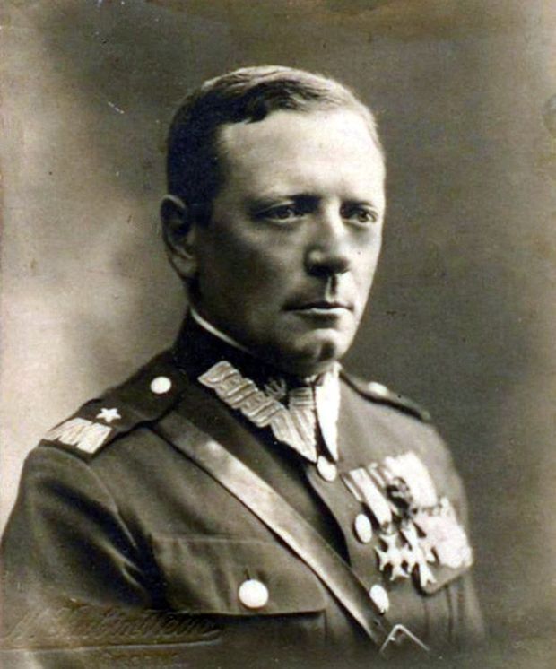 General Franciszek Kleeberg (1888-1941), the Commander of the Independent Operational Group Polesie in 1939.