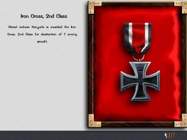 German Iron Cross 2nd Class (Screenshot from sim EAW)