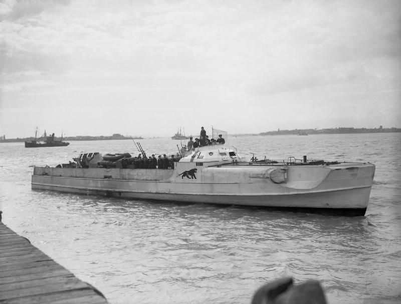 The German Schnellboote S-204 surrenders at Felixstowe, 13 May 1945 (1)