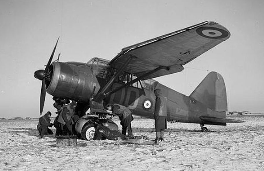 Westland Lysander II , L4767 , OO-E , no. 13 Squadron ,1939/40