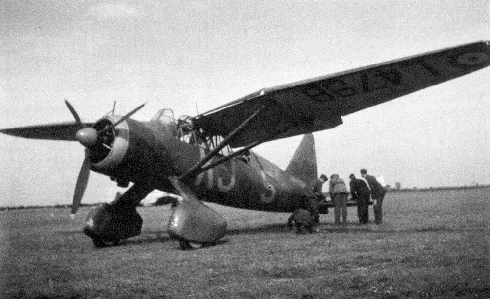 Westland Lysander L4798, KJ-S, no.16 Squadron, 1939