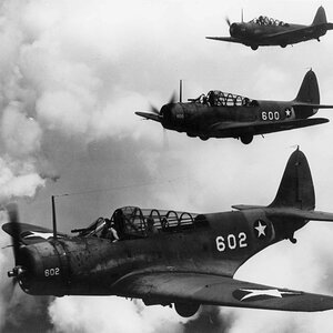Douglas TBD-1 Devastators over Florida, 1940